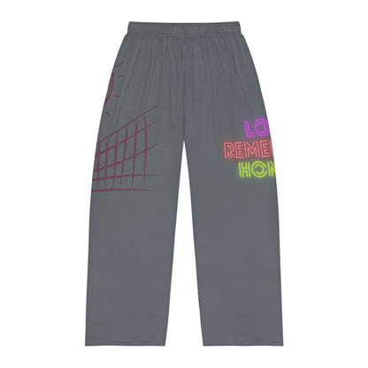 Men's Pajama Pants: Volleyball Dark Grey