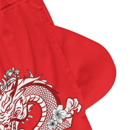 Basketball Rib Shorts: Dragons Red