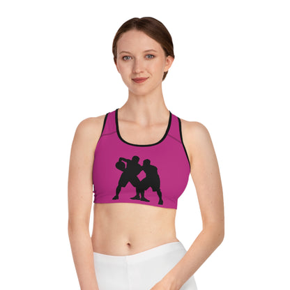 Sports Bra: Basketball Pink