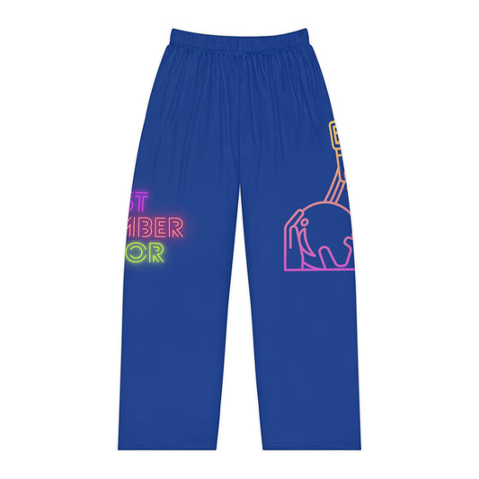 Women's Pajama Pants: Bowling Dark Blue