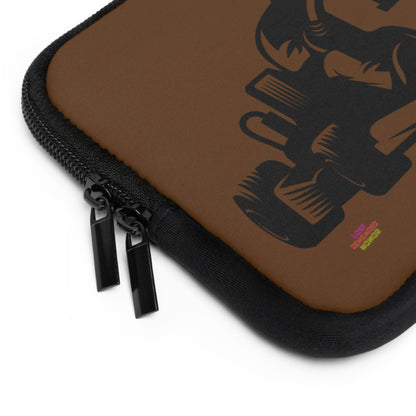 Laptop Sleeve: Racing Brown