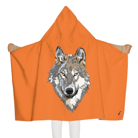 Youth Hooded Towel: Wolves Crusta