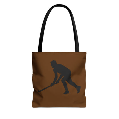 Tote Bag: Hockey Brown