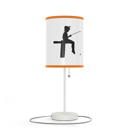 Lamp on a Stand, US|CA plug: Fishing White 