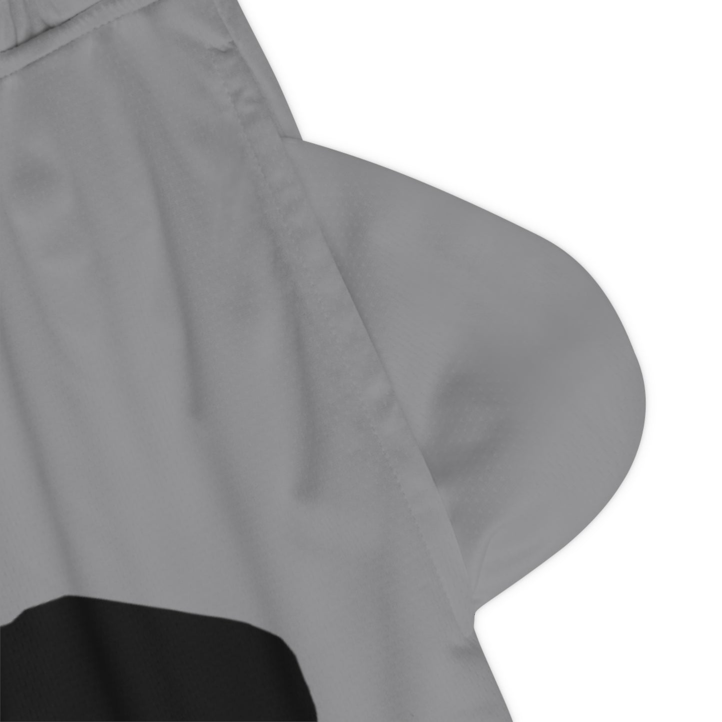 Basketball Rib Shorts: Hockey Grey