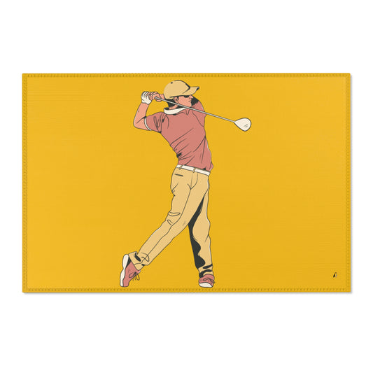 Area Rug (Rectangle): Golf Yellow