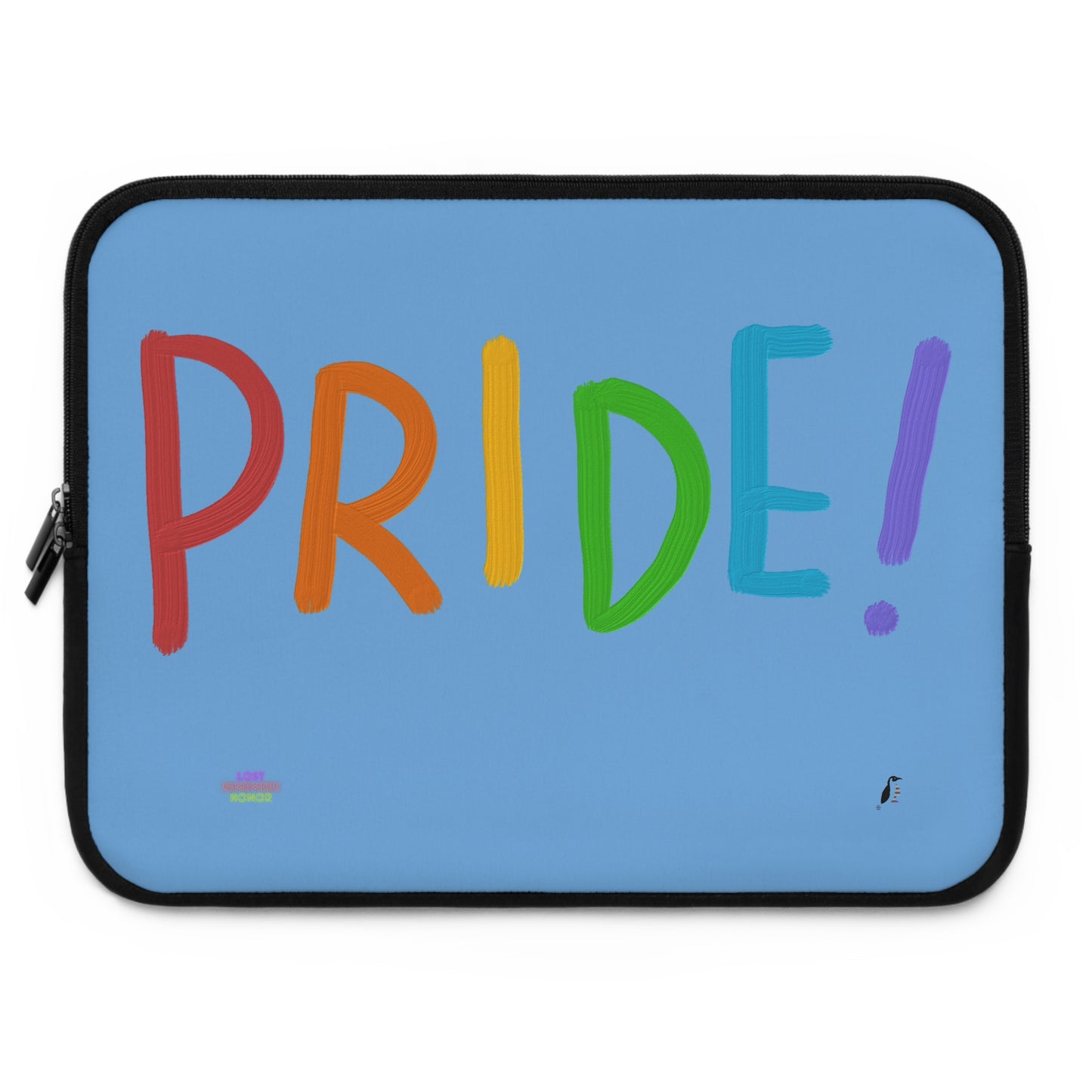 Laptop Sleeve: LGBTQ Pride Lite Blue