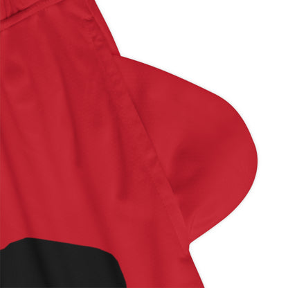 Basketball Rib Shorts: Hockey Dark Red