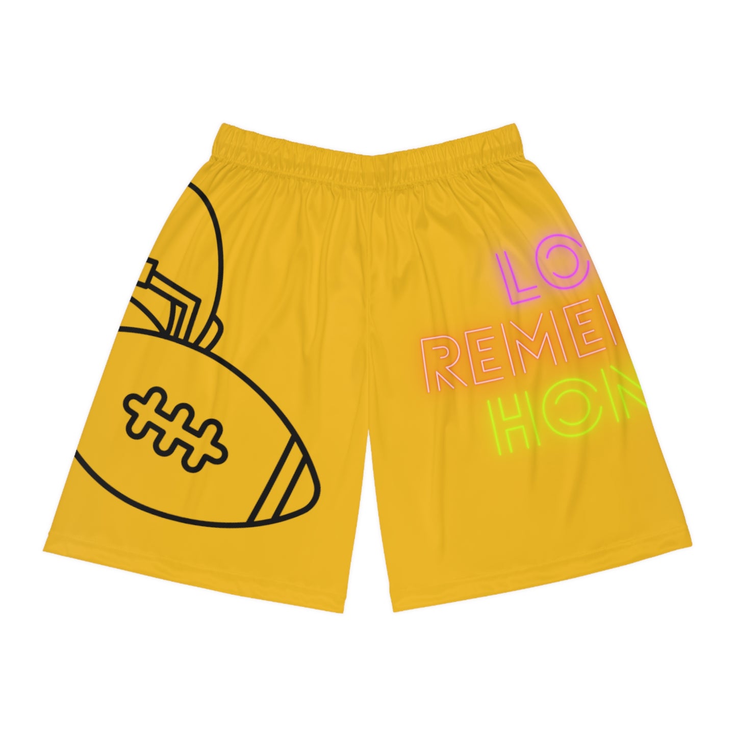 Basketball Shorts: Football Yellow