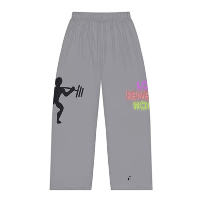 Pambabaeng Pajama Pants: Weightlifting Gray 