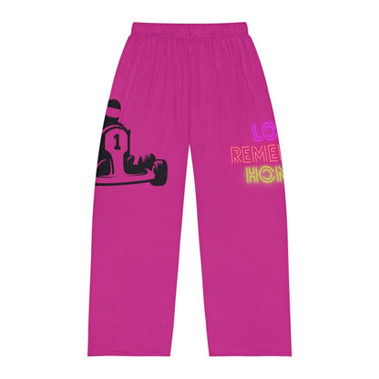 Men's Pajama Pants: Racing Pink