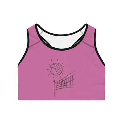 Sports Bra: Volleyball Lite Pink