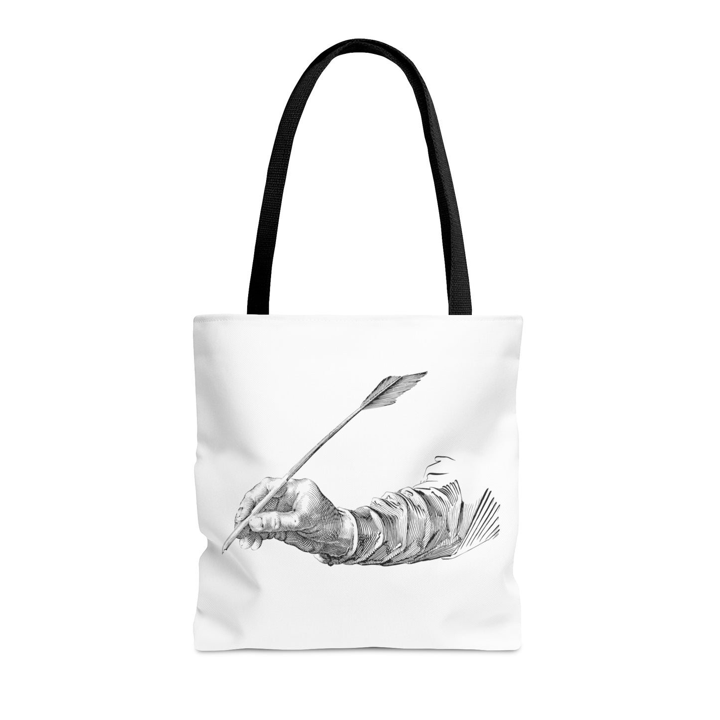 Tote Bag: Writing Lite Grey