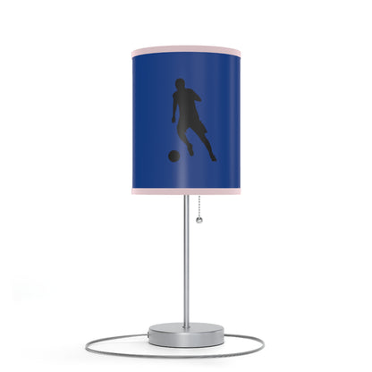 Lamp on a Stand, US|CA plug: Soccer Dark Blue