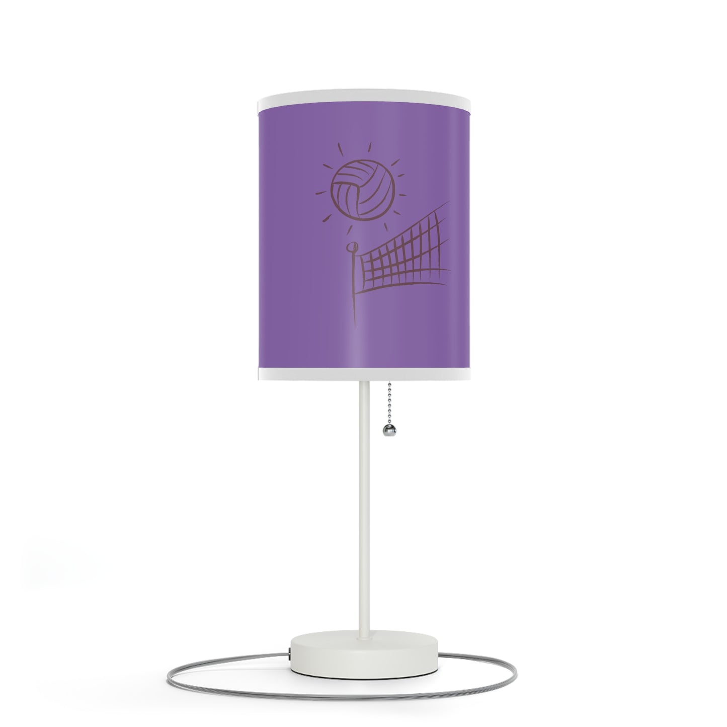 Lamp on a Stand, US|CA plug: Volleyball Lite Purple