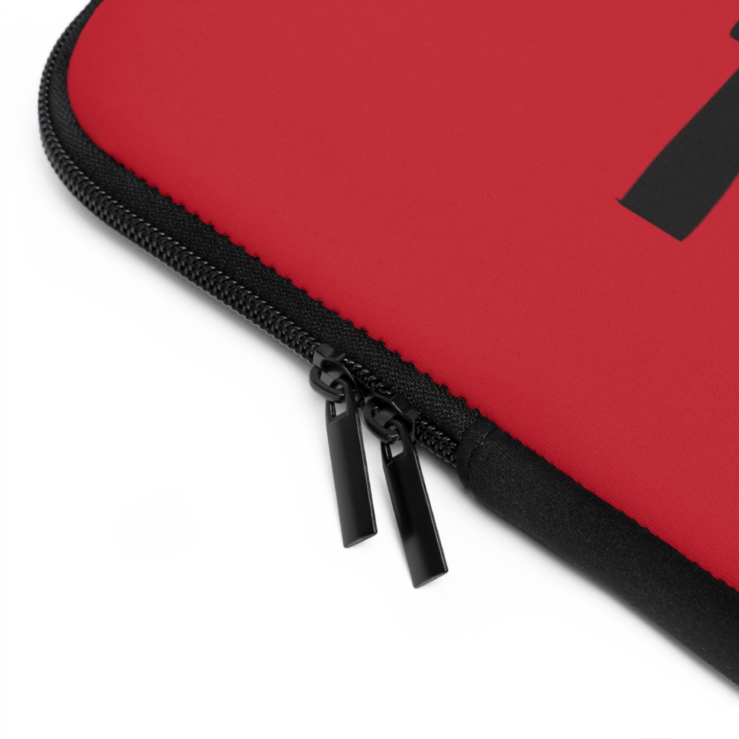 Laptop Sleeve: Fishing Dark Red