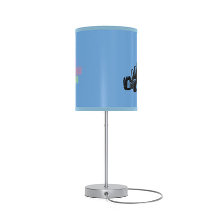 Lamp on a Stand, US|CA plug: Racing Lite Blue