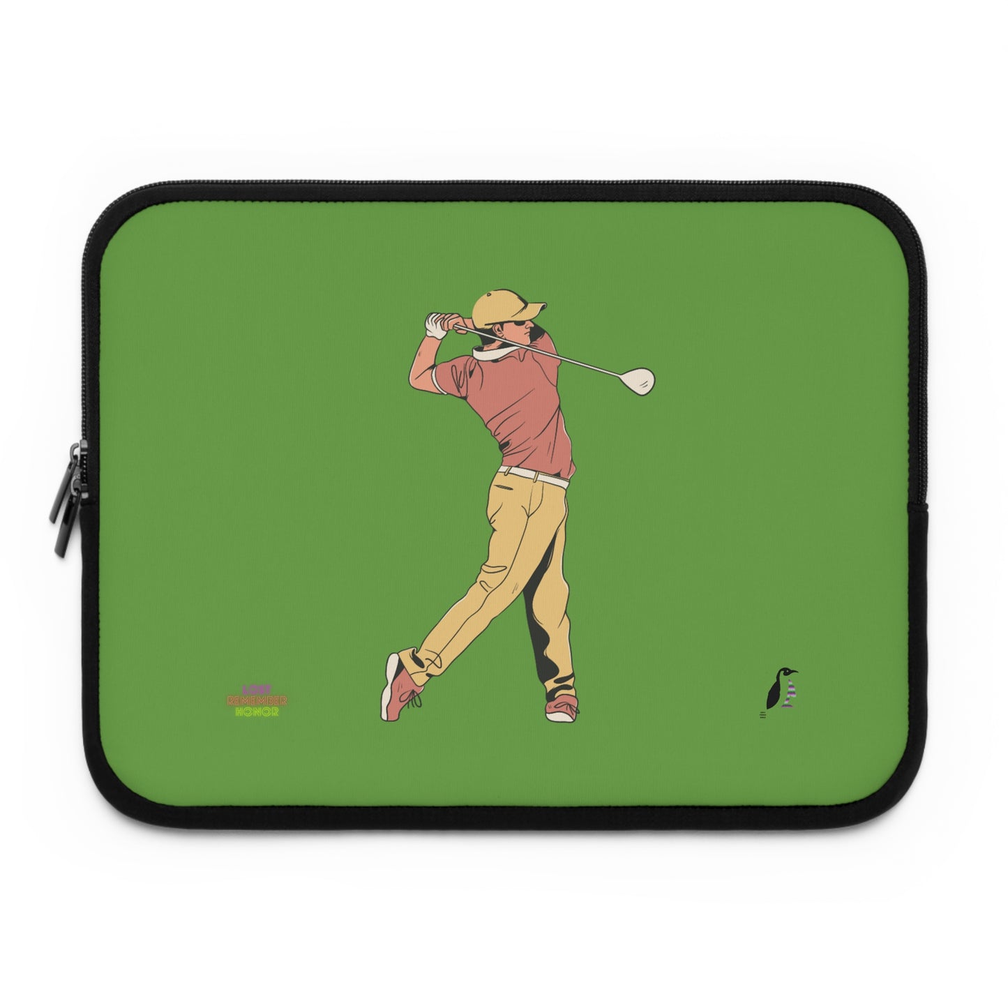 Laptop Sleeve: Golf Green