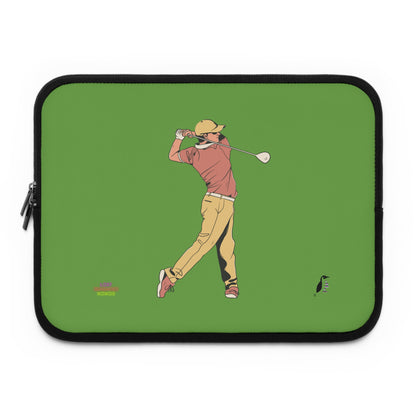 Laptop Sleeve: Golf Green