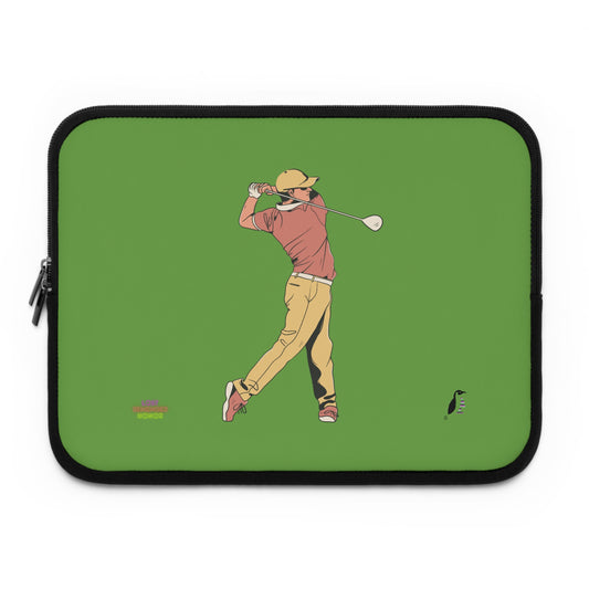 Laptop Sleeve: Golf Green