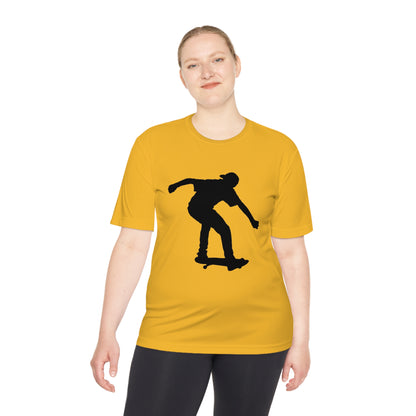 Moisture Wicking Tee: Skateboarding #1