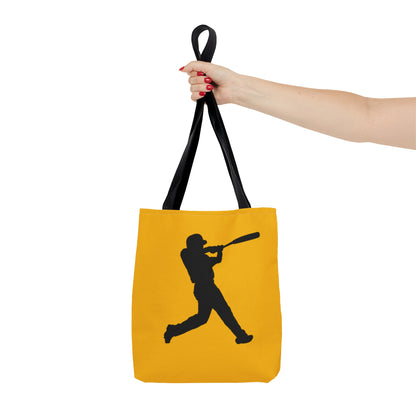 Tote Bag: Baseball Yellow