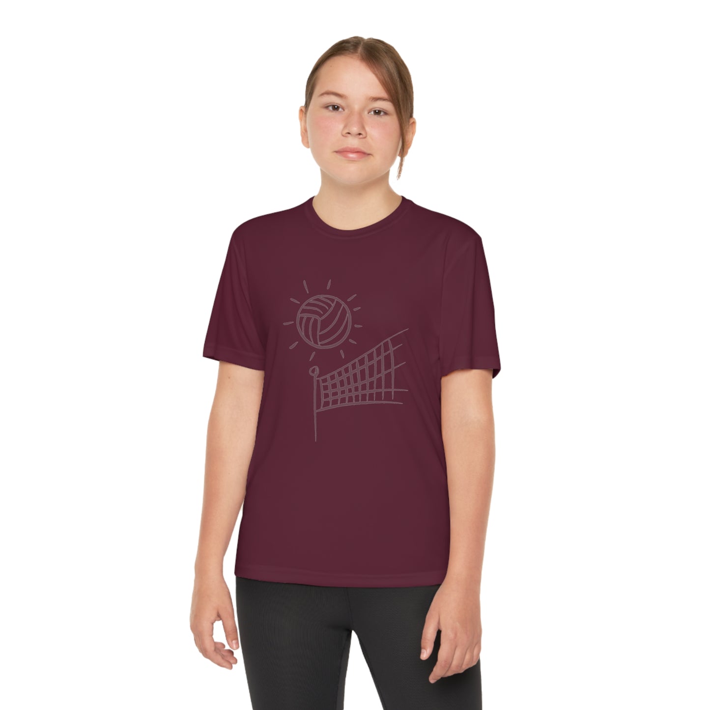 Youth Competitor Tee #2: Volleyball 