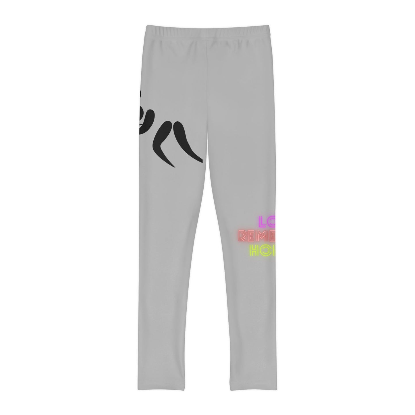 Youth Full-Length Leggings: Wrestling Lite Grey