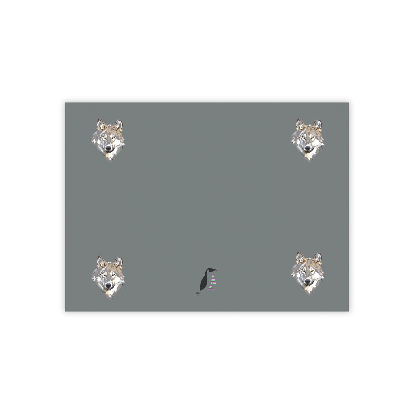 Post-it® Note Pads: Wolves Dark Grey