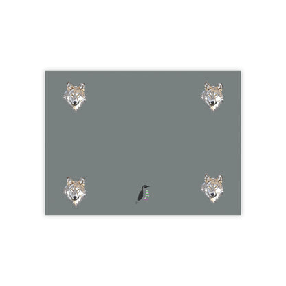 Post-it® Note Pads: Wolves Dark Grey