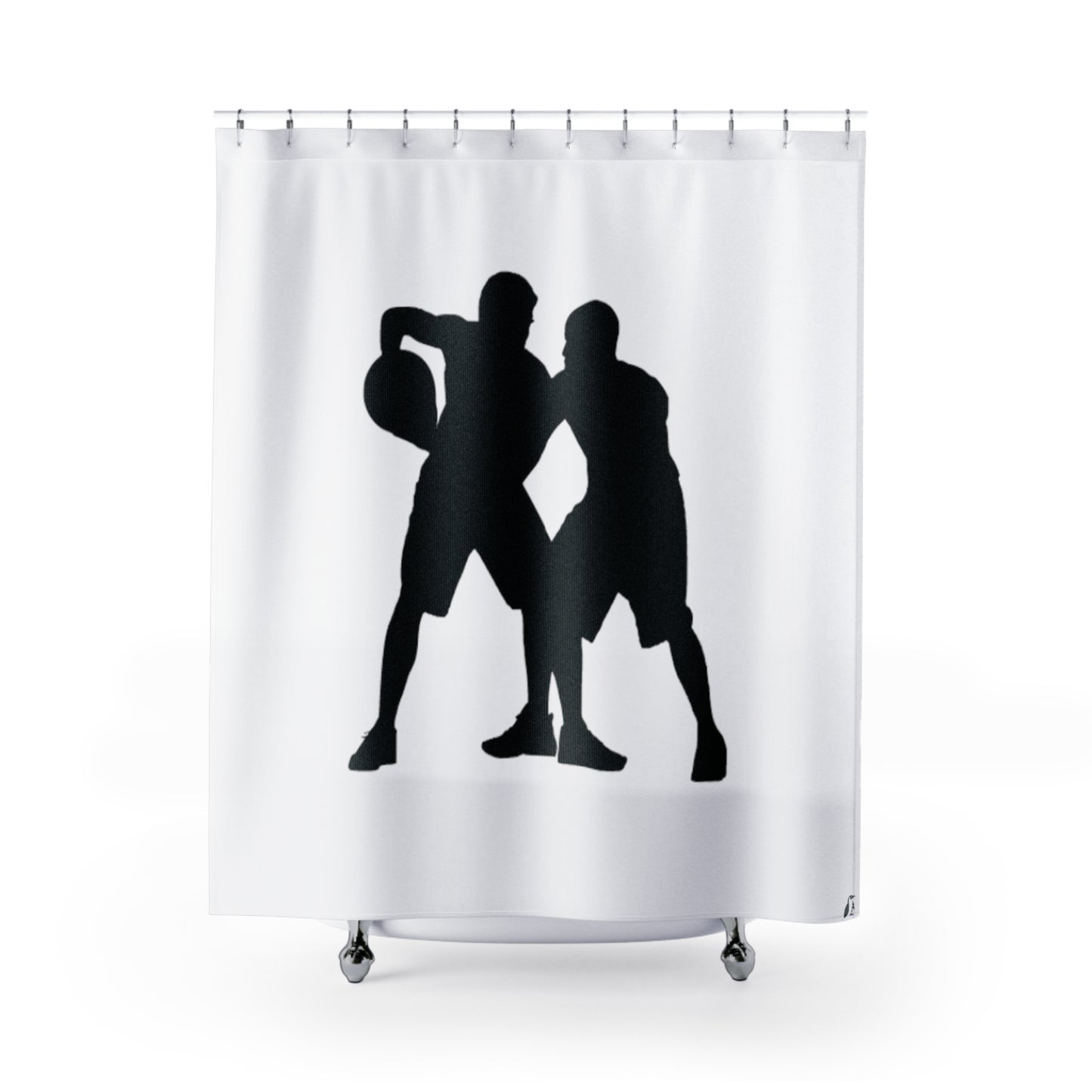 Shower Curtains: #1 Basketball White