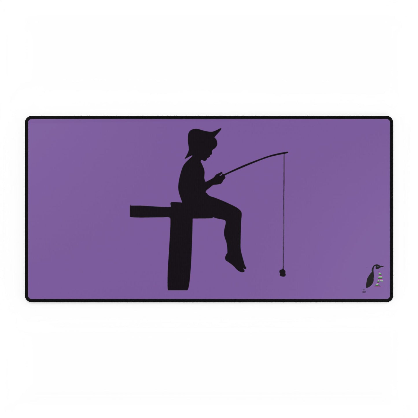 Desk Mats: Fishing Lite Purple