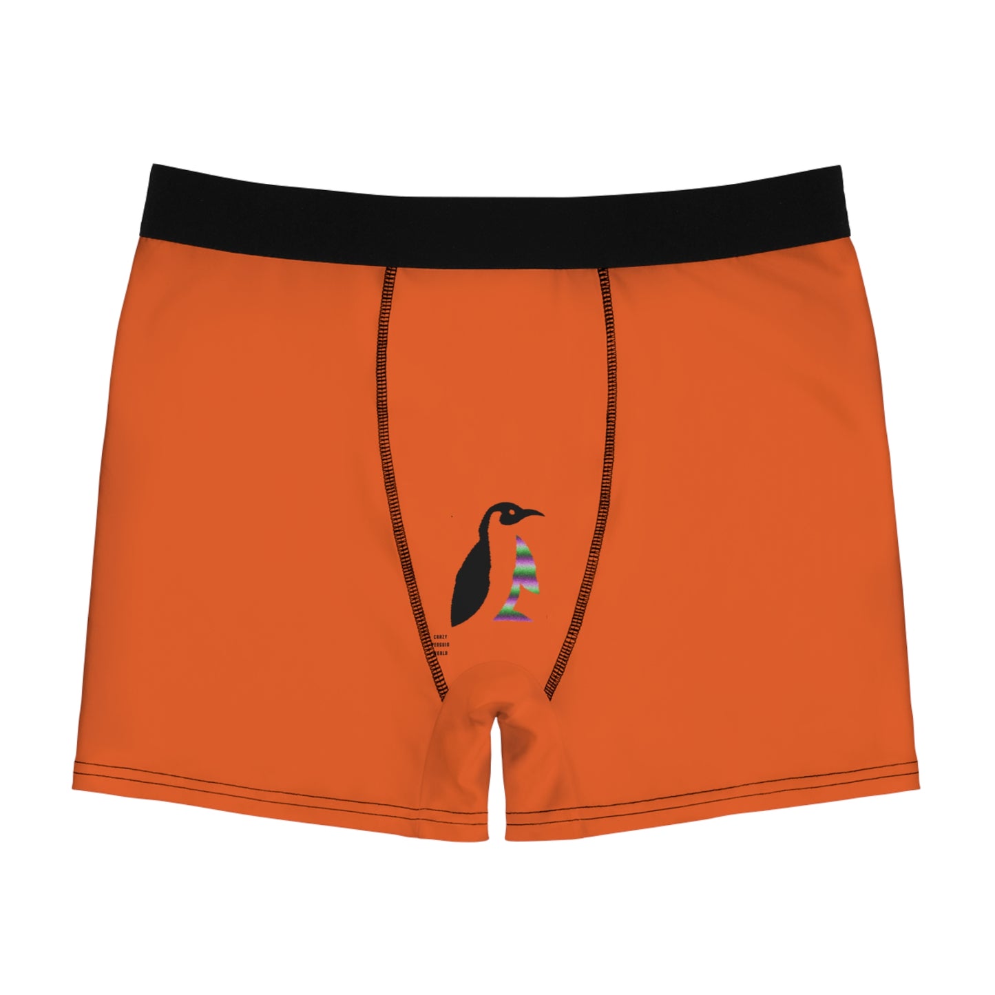 Men's Boxer Briefs: Music Orange