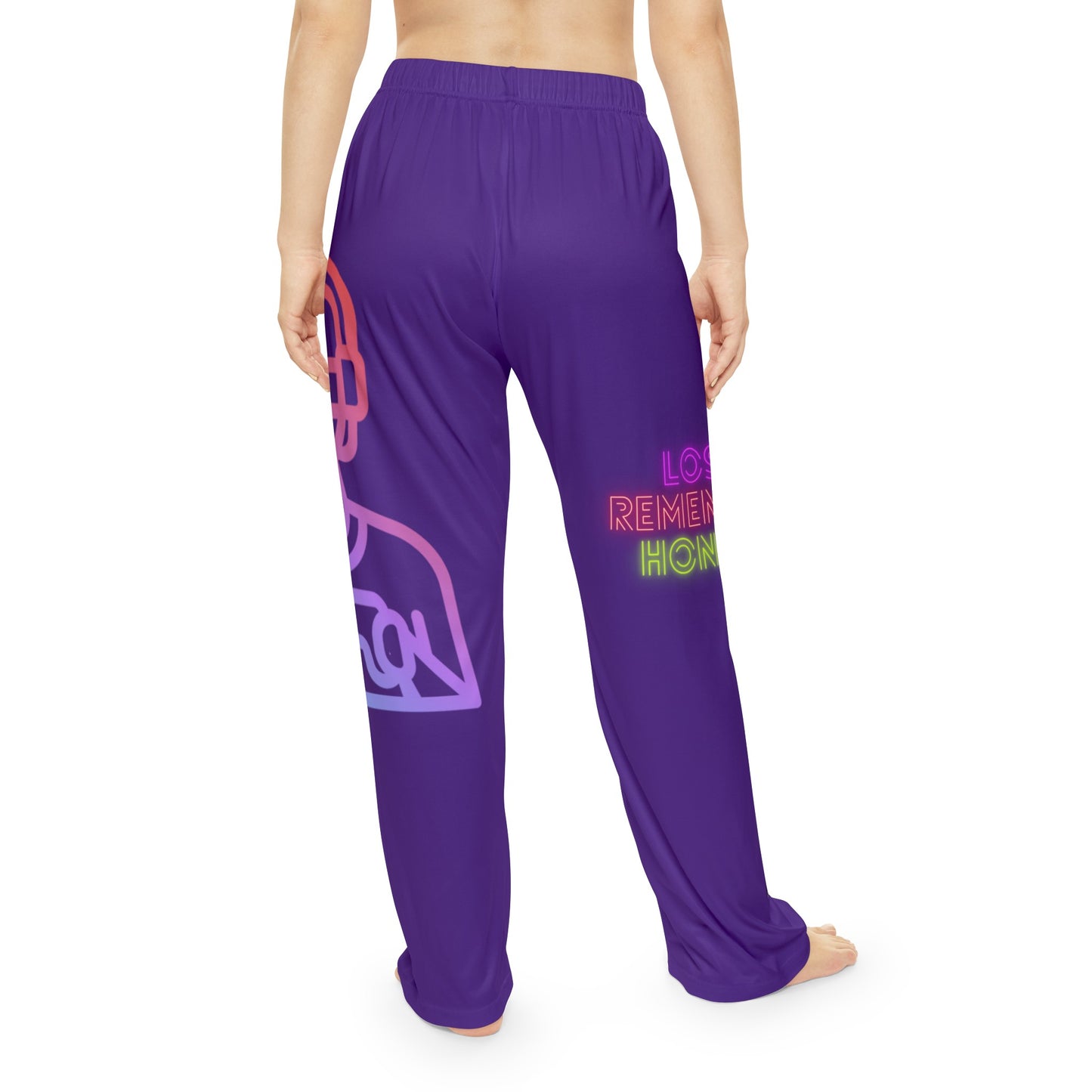 Pambabaeng Pajama Pants: Gaming Purple 