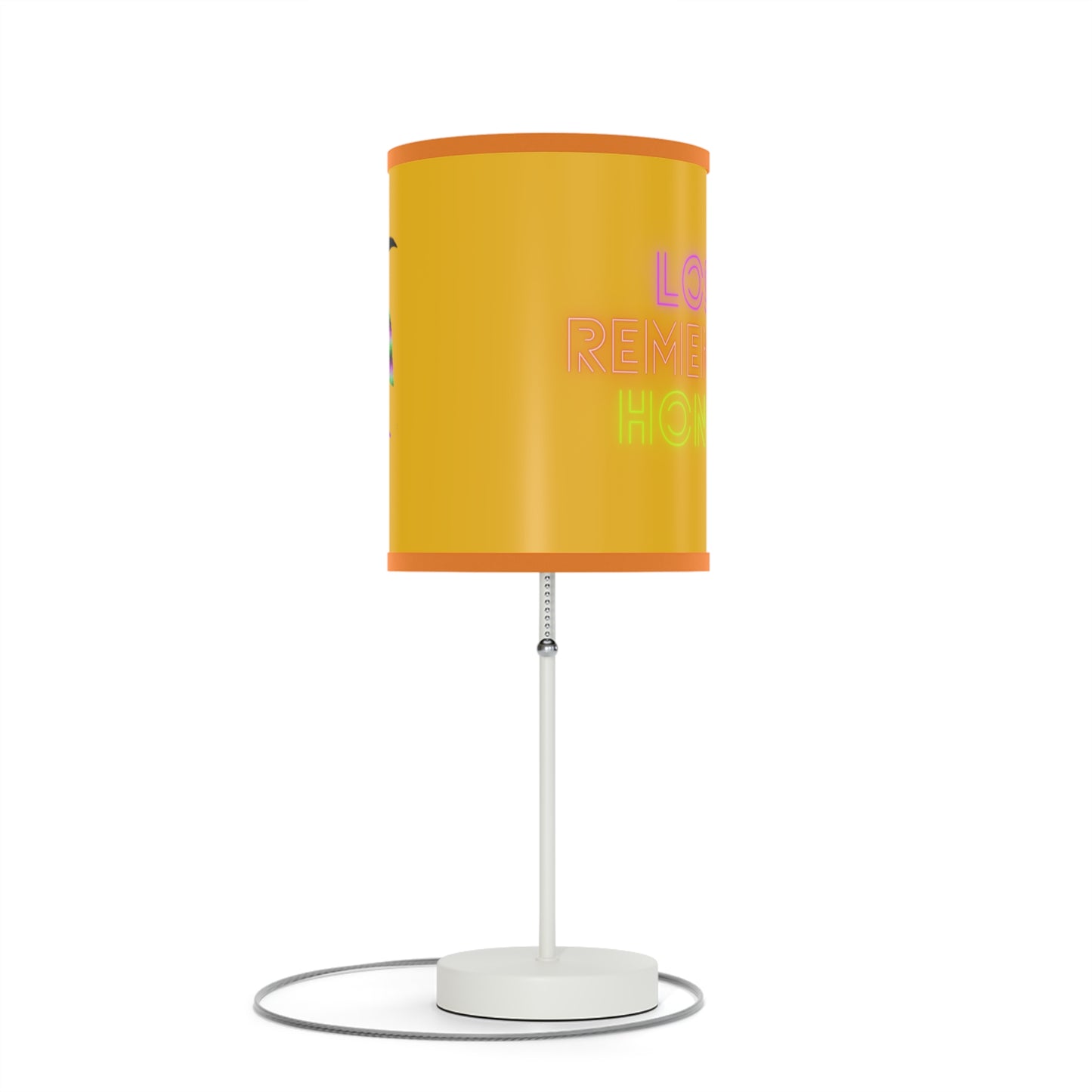 Lamp on a Stand, US|CA plug: Crazy Penguin World Logo Yellow