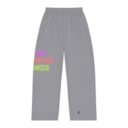 Women's Pajama Pants: Lost Remember Honor Grey