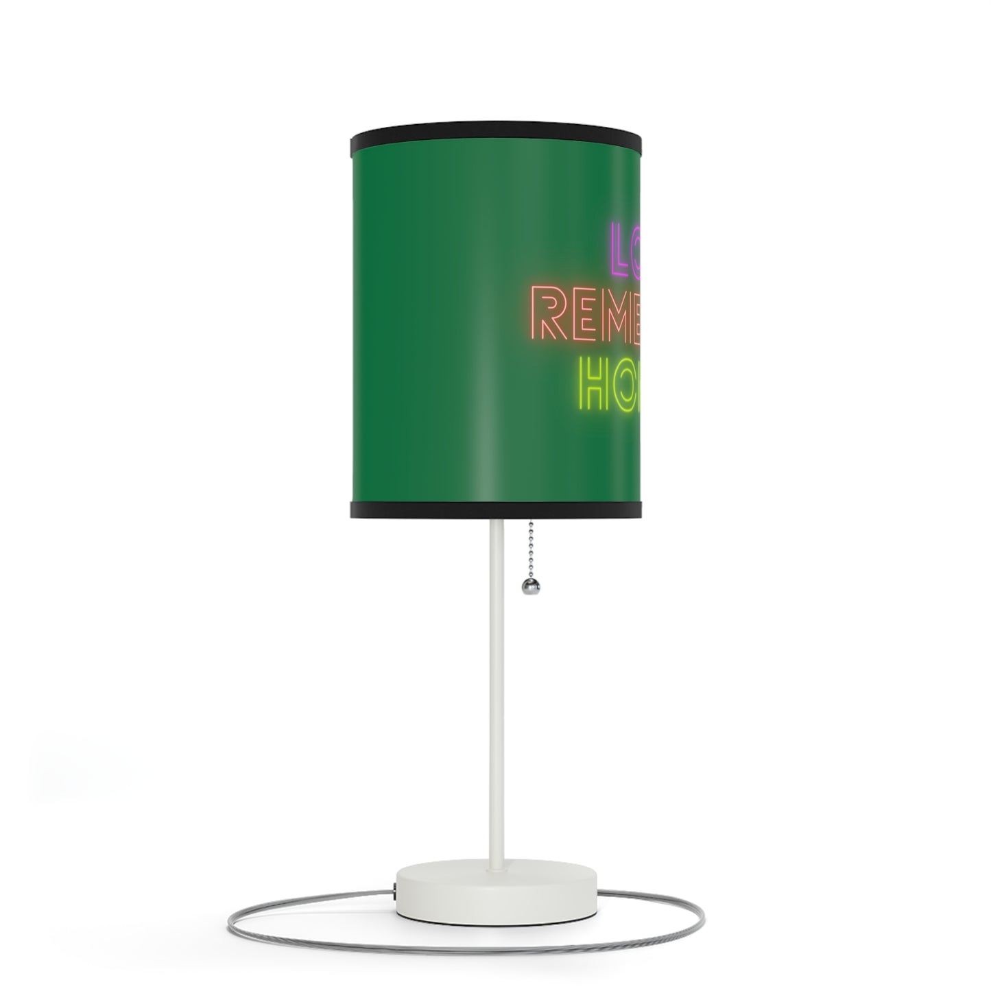 Lamp on a Stand, US|CA plug: Lost Remember Honor Dark Green