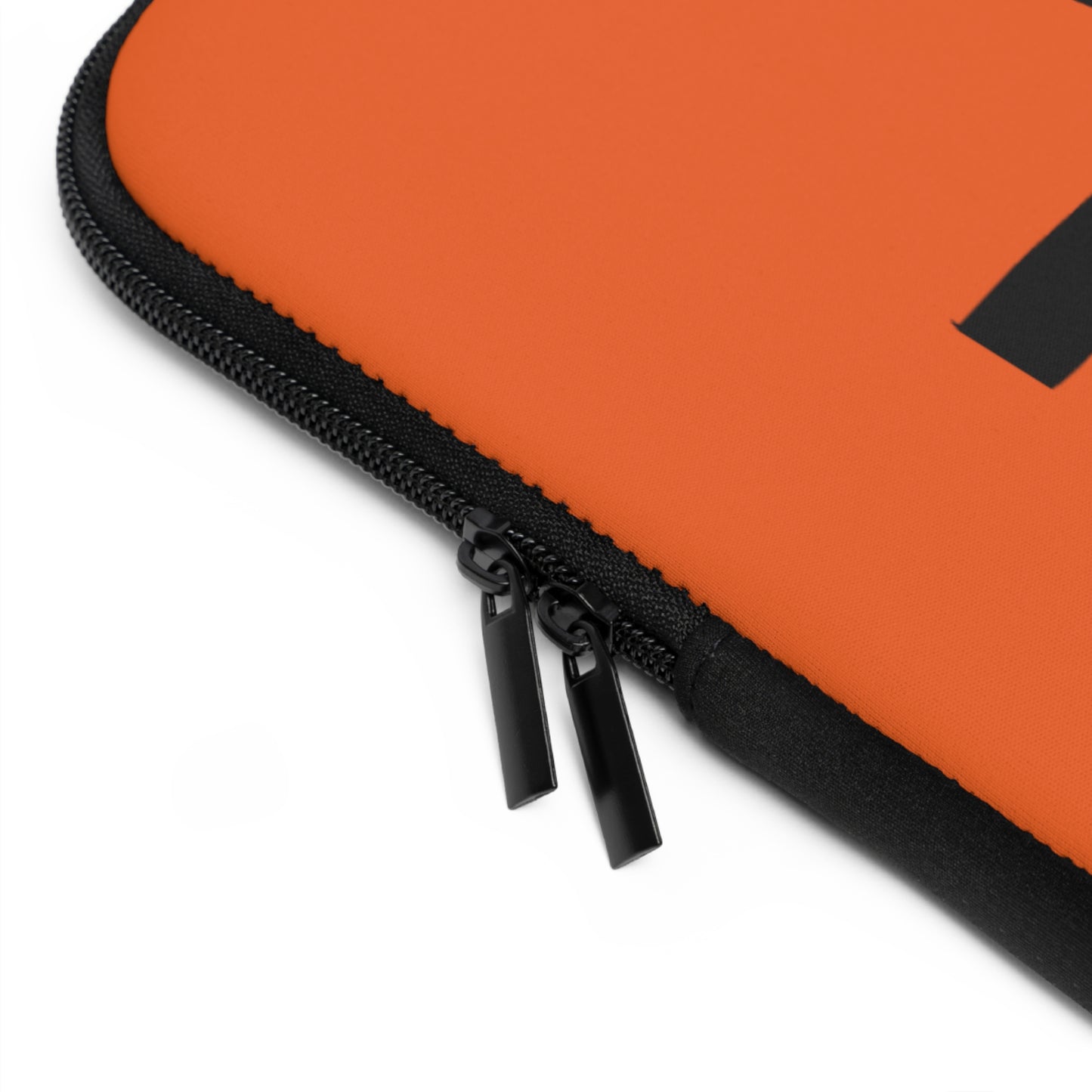 Laptop Sleeve: Fishing Orange