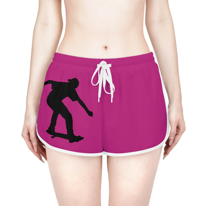 Women's Relaxed Shorts: Skateboarding Pink