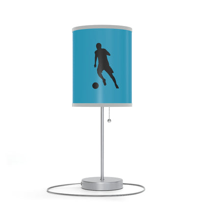 Lamp on a Stand, US|CA plug: Soccer Turquoise