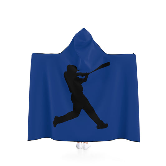 Hooded Blanket: Baseball Dark Blue