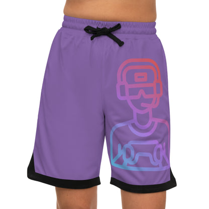 Basketball Rib Shorts: Gaming Lite Purple