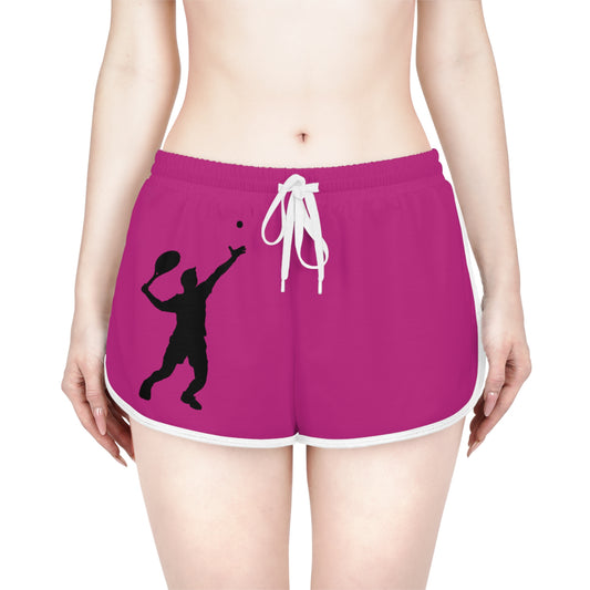 Women's Relaxed Shorts: Tennis Pink