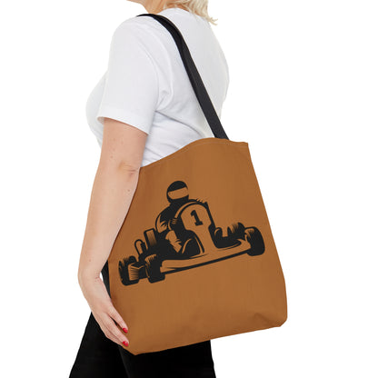 Tote Bag: Racing Lite Brown