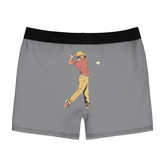 Men's Boxer Briefs: Golf Grey