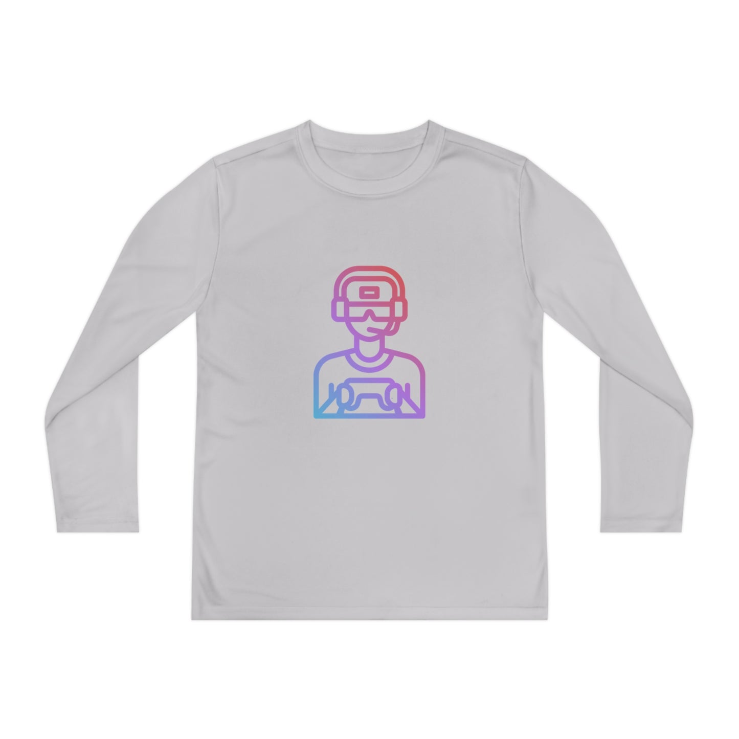 Youth Long Sleeve Competitor Tee: Gaming 