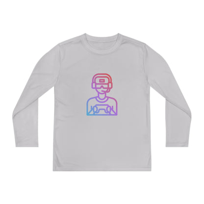 Youth Long Sleeve Competitor Tee: Gaming