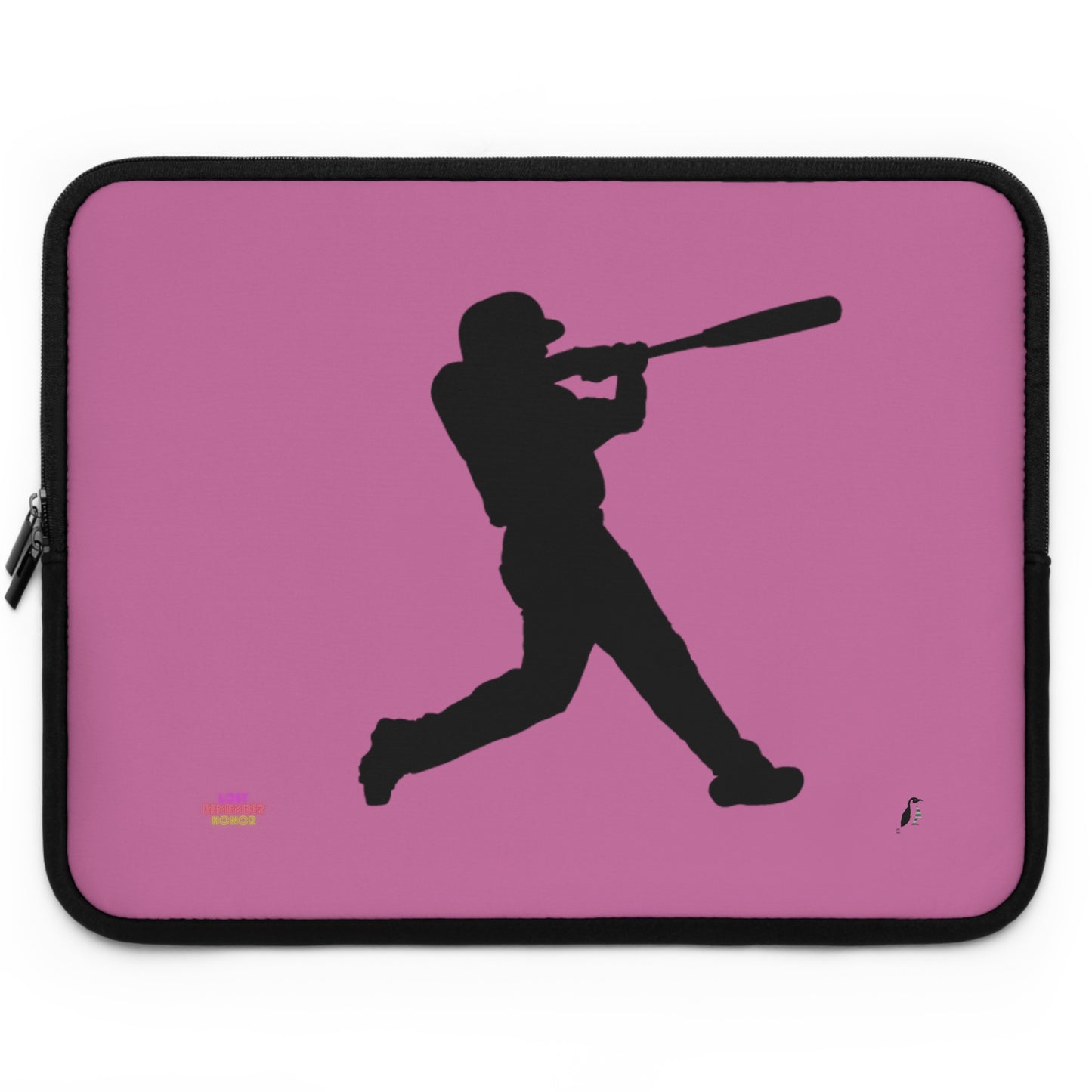 Laptop Sleeve: Baseball Lite Pink