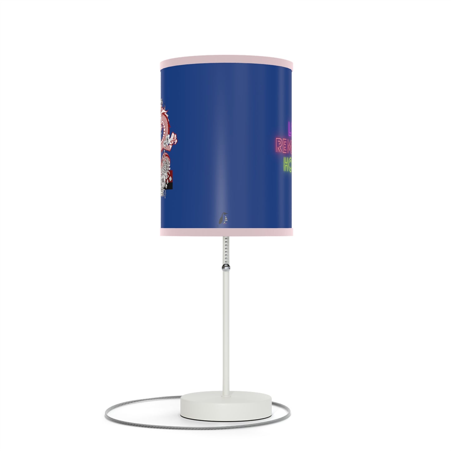 Lamp on a Stand, US|CA plug: Dragons Dark Blue