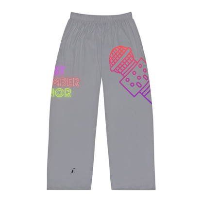 Men's Pajama Pants: Music Grey